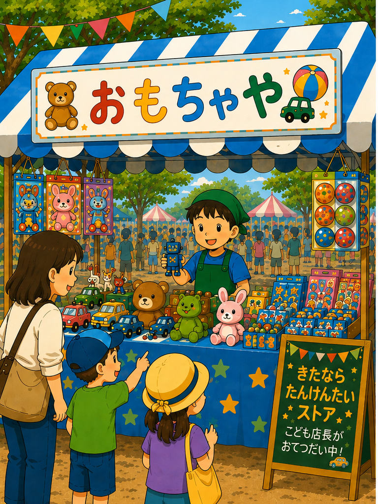 きたならたんけんたいストア おもちゃや